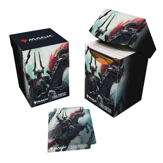 Ultra Pro - Final Fantasy x Universes Beyond Summon Primal Odin 100+ Deck Box for Magic: The Gathering | Trading Card Accessories, Collectible Card Game Gear, Fantasy Gaming Supplies