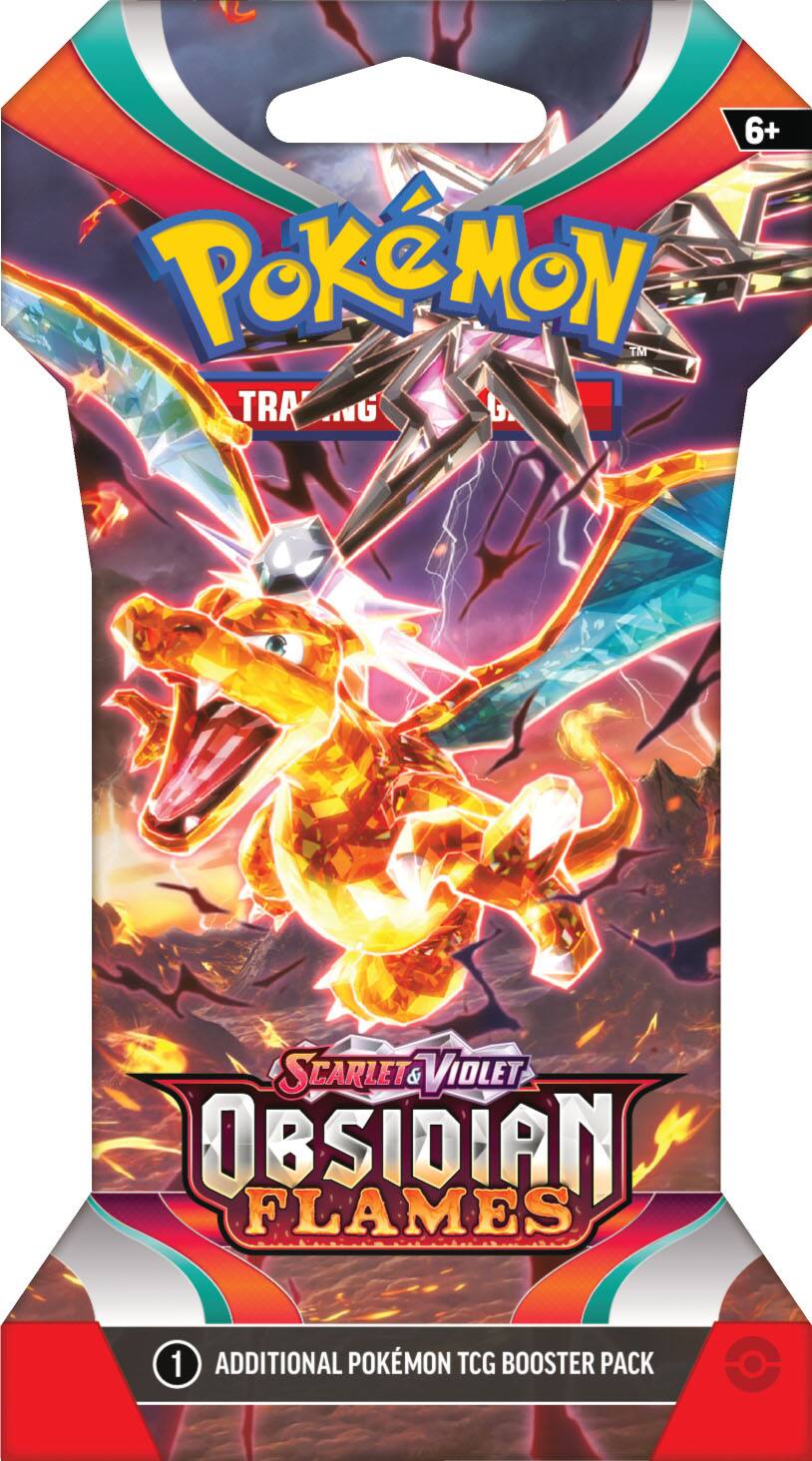 Pokemon Scarlet & Violet 3 Obsidian Flames Sleeved Booster 8 Packs