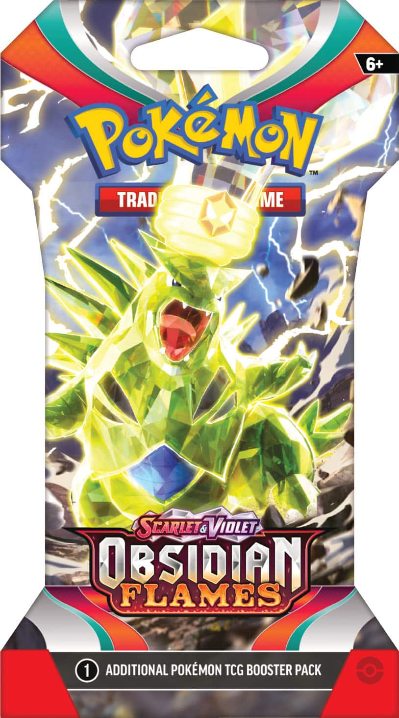 Pokemon Scarlet & Violet 3 Obsidian Flames Sleeved Booster 8 Packs