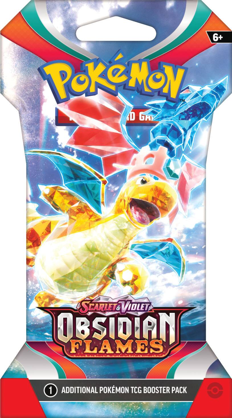 Pokemon Scarlet & Violet 3 Obsidian Flames Sleeved Booster 8 Packs