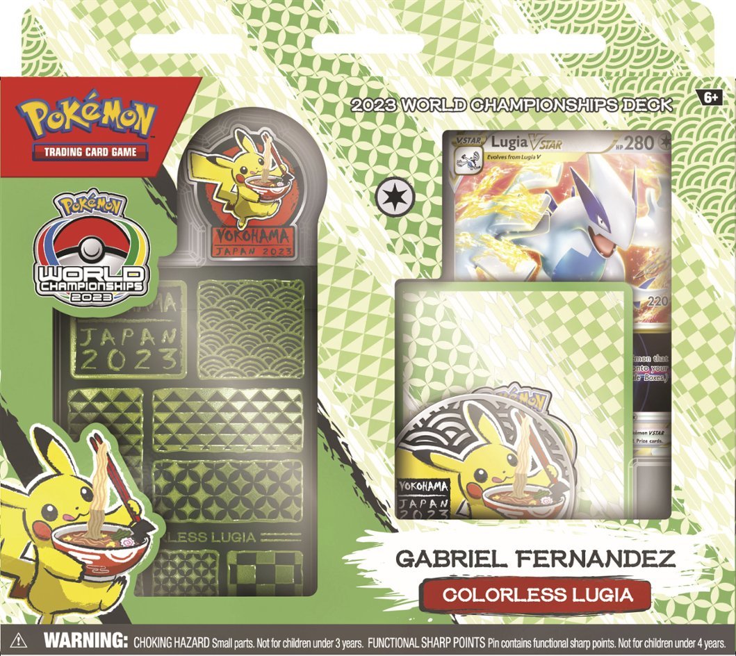 POKEMON TCG: 2023 WORLD CHAMPIONSHIP DECK: GABRIEL FERNANDEZ - COLORLESS LUGIA
