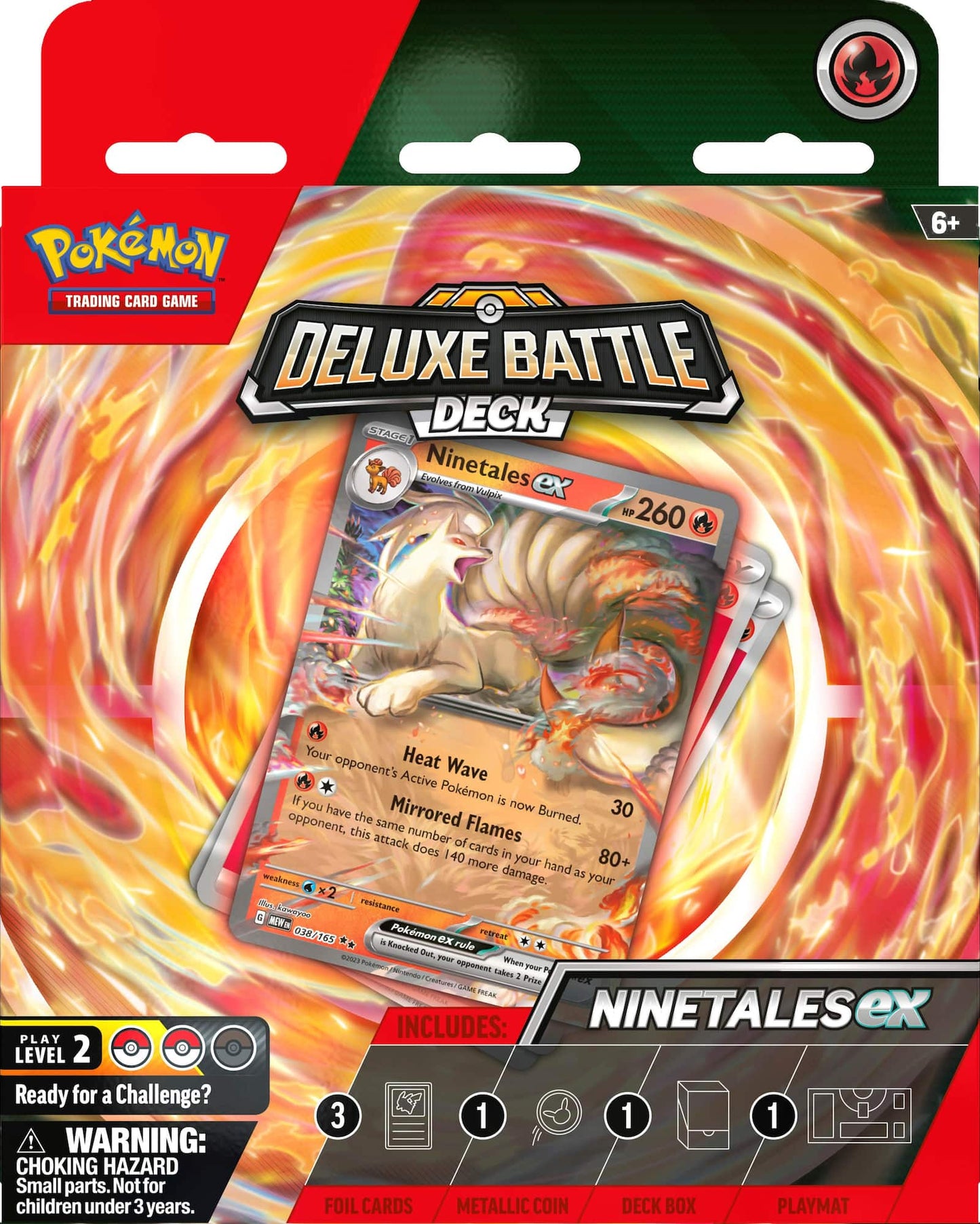 Pokemon TCG: Ninetales ex Deluxe Battle Deck (Ready-to-Play 60-Card Deck & Accessories)