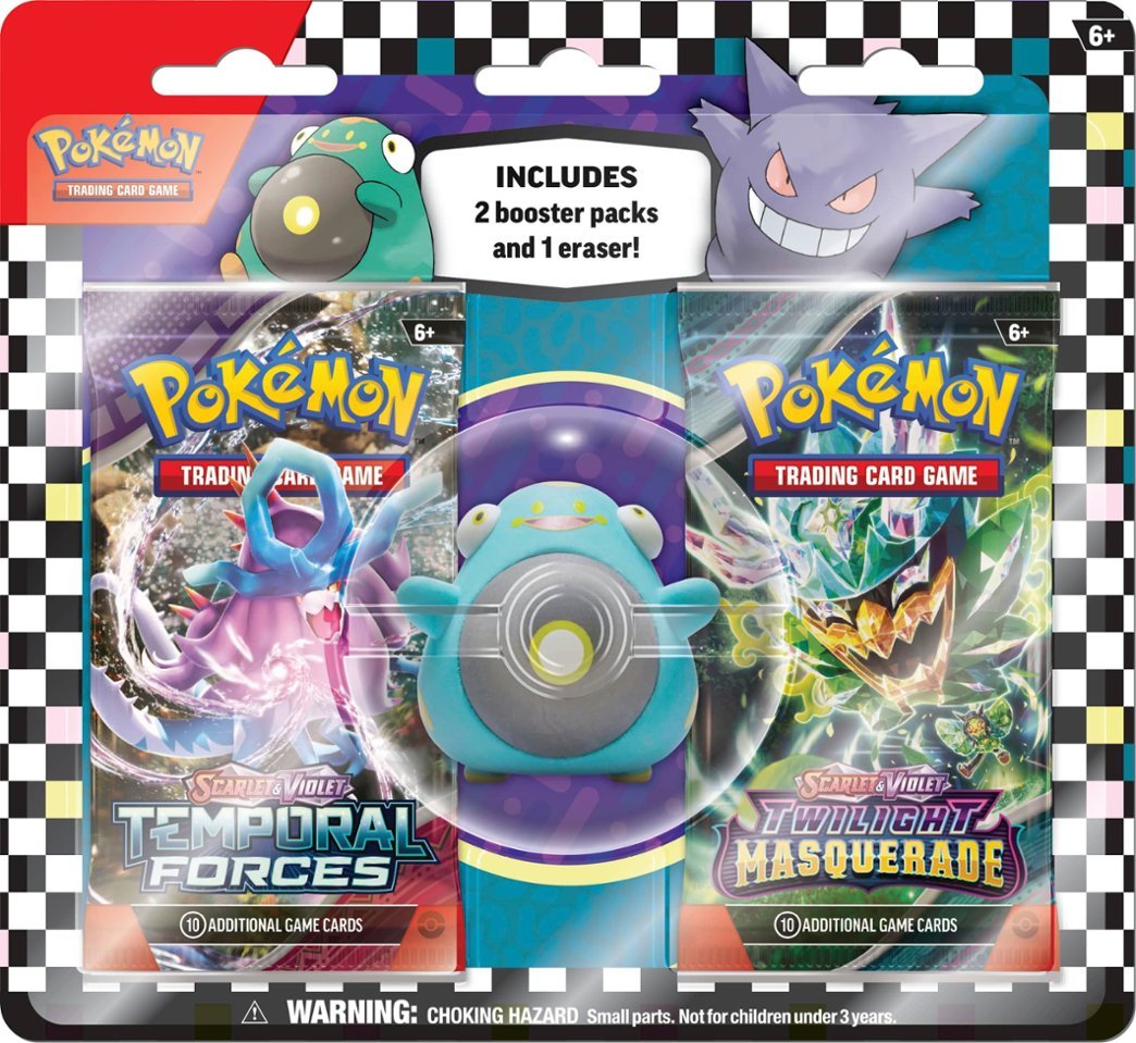 POKEMON TCG: BACK TO SCHOOL 2024: ERASER BLISTER - BELLIBOLT PREORDER - RELEASE DATE: 07/05/2024