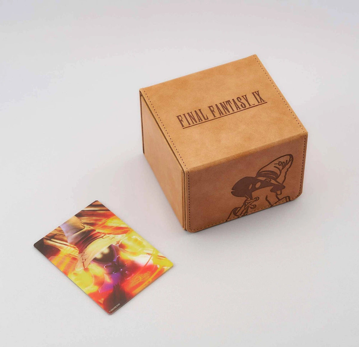 Square Enix FINAL FANTASY IX Vivi Deck Case – Holds Up to 155 Single-Sleeved Cards – Includes Side Loader Divider
