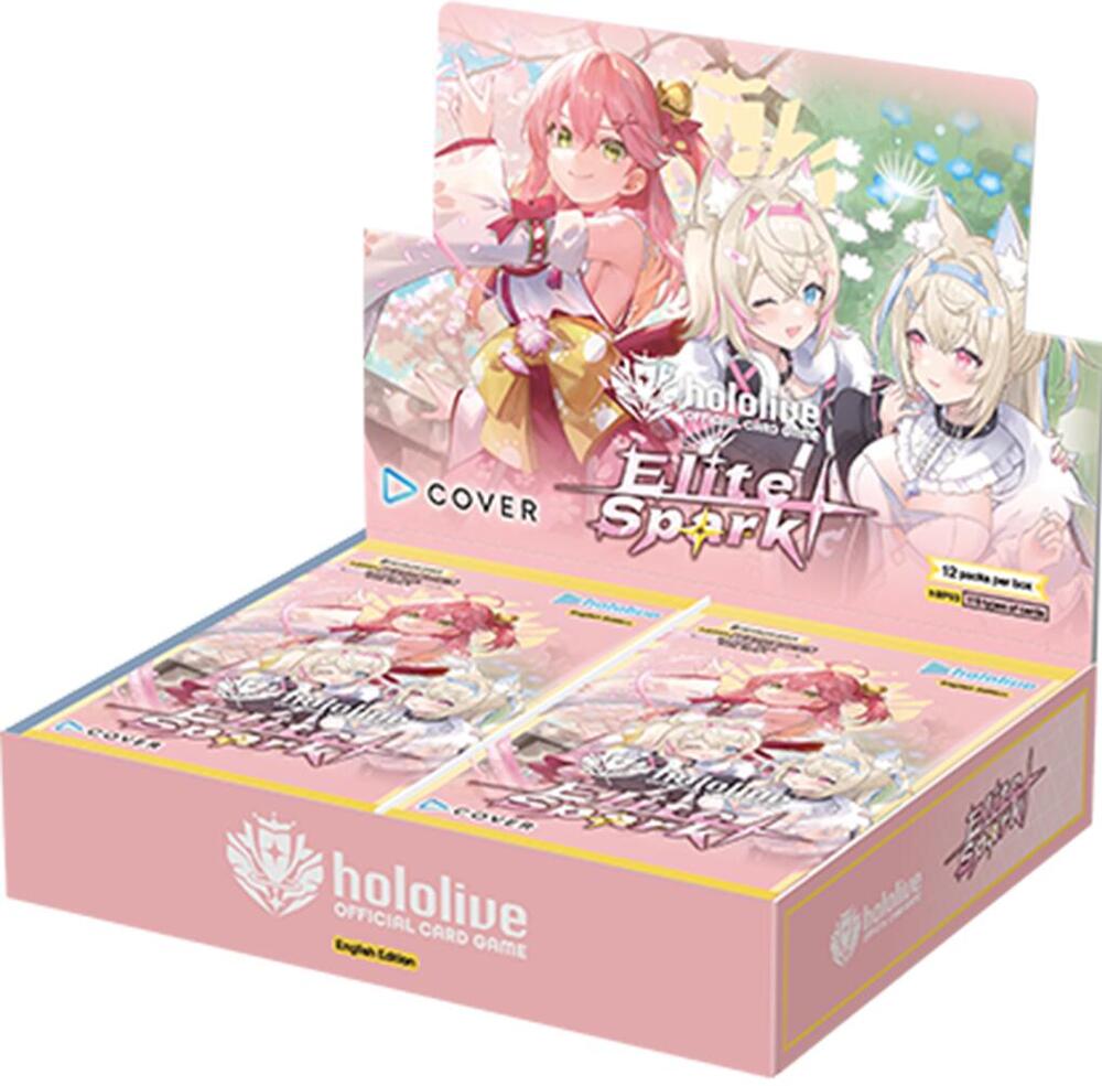 Hololive Official Card Game: Elite Spark Booster Box - 12 Packs