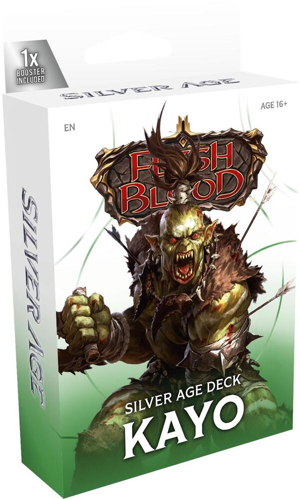 Flesh & Blood TCG Silver Age Chapter 1 Deck - Kayo (Brute) - 60 Cards