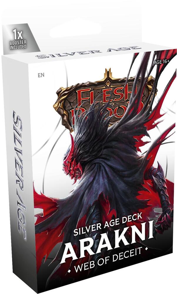 Flesh & Blood TCG Silver Age Chapter 2 Deck - Arakni, Web of Deceit (Chaos Assassin) - 60 Cards - Presale Ships 02/13/2026