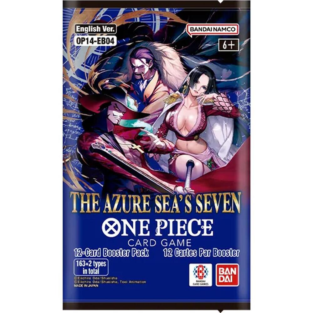 One Piece TCG: The Azure Sea's Seven Sleeved Booster Pack (OP-14