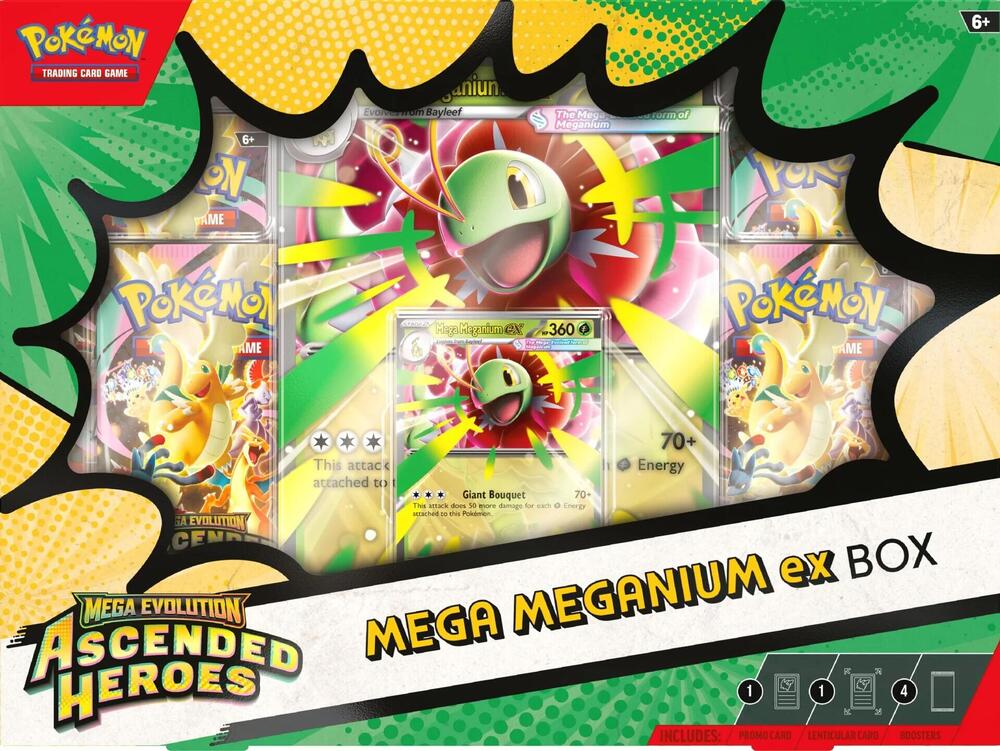 Pokemon TCG: Mega Evolution - Ascended Heroes Mega Meganium ex Box