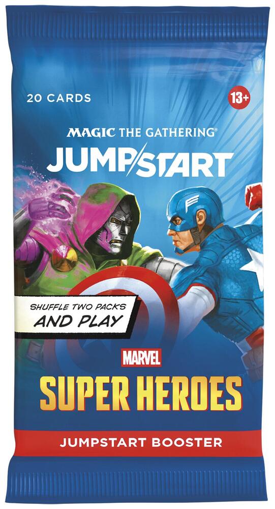 Magic: The Gathering Marvel Super Heroes Jumpstart Individual Booster Pack