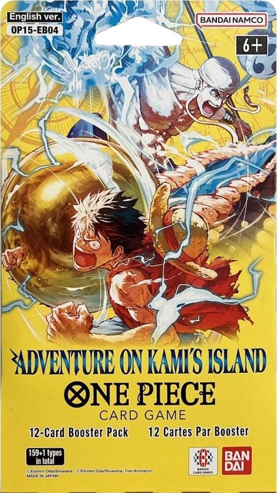 One Piece TCG: Adventure on Kami's Island Sleeved Booster Pack (OP-15 - EB-04) - 12 Cards