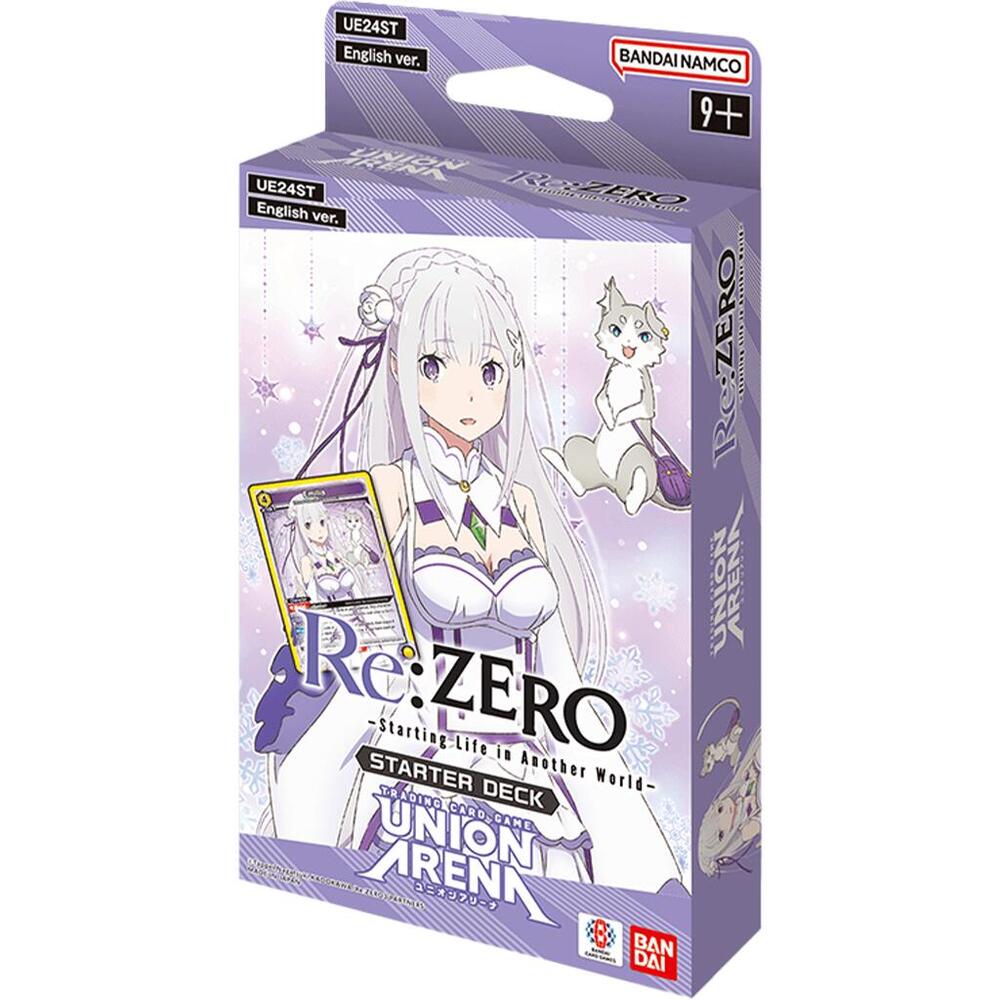 Union Arena CCG: Re:ZERO Starting Life in Another World Starter Deck (UE24ST) - 50 cards - Presale Ships 09/18/2026