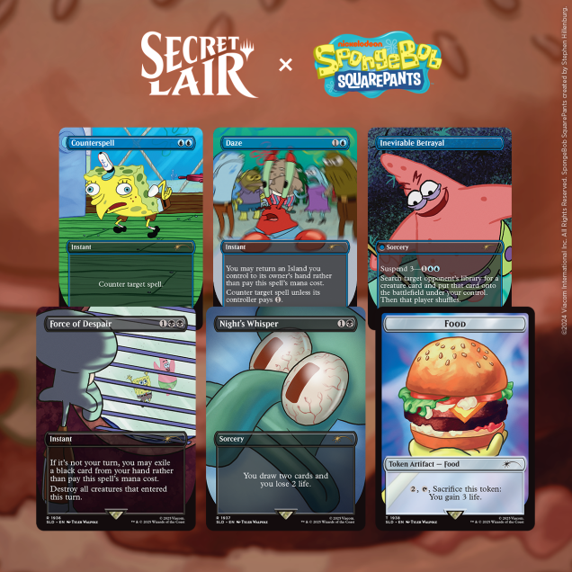 Magic the Gathering Secret Lair x SpongeBob SquarePants: Internet Sensation (Non-Foil)