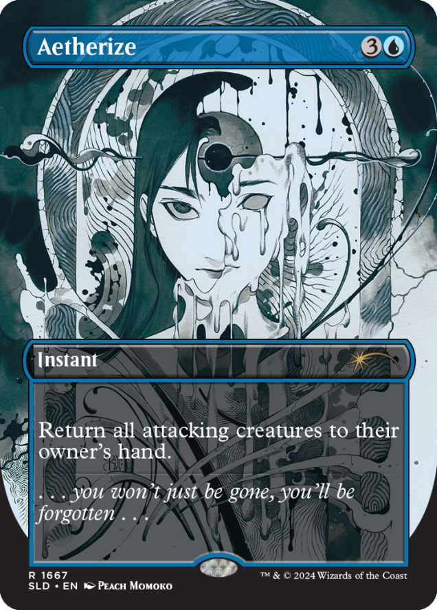Magic the Gathering Secret Lair Featuring: Peach Momoko Non-Foil Edition