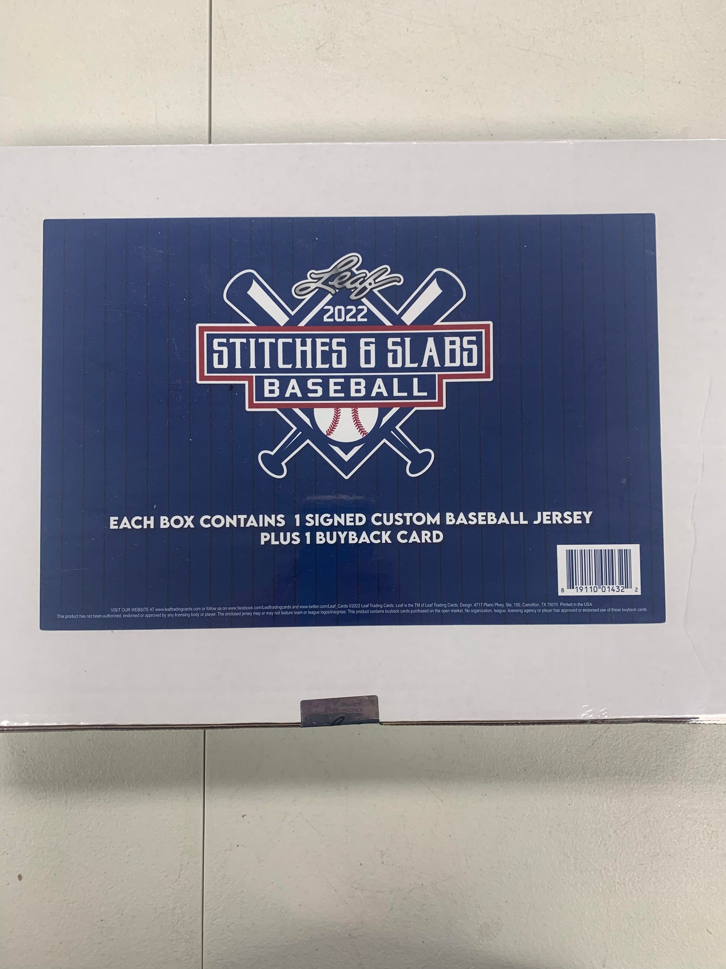 Leaf Stitches and Slabs 2022 Baseball Box