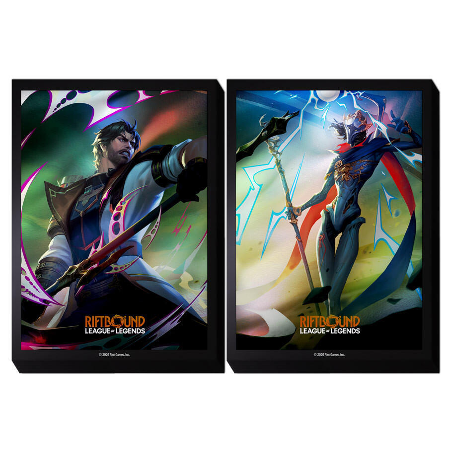 UVS Games Riftbound: League of Legends Vendetta Jayce vs. Viktor Card Sleeves, Standard Size, 100 Count