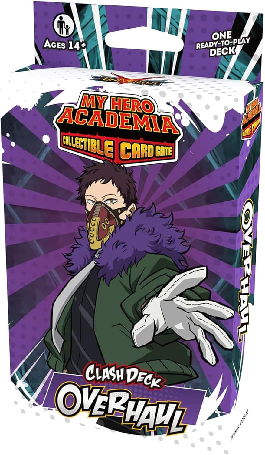 My Hero Academia Collectible Card Game Series 5: Clash Deck Overhaul - Ready to Play Out of The Box, 51 Card Deck & Playmat, MHA