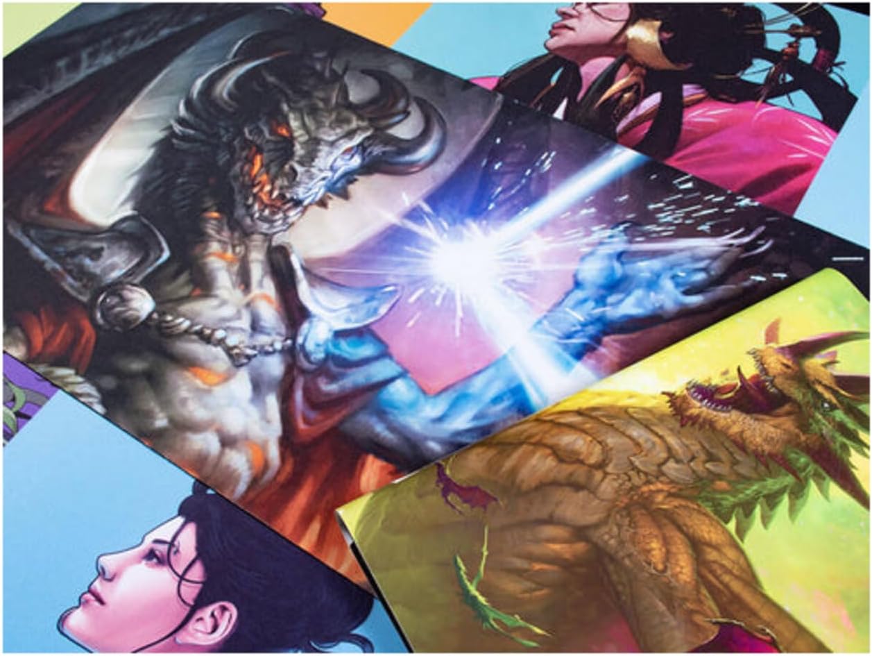 Ultra PRO - Magic: The Gathering Commander Masters 9-Pocket PRO-Binder Ft. The Ur-Dragon Art Cover - Holds 360 Standard Size Cards Safely & Securely, Protect Trading Cards, Gaming Cards