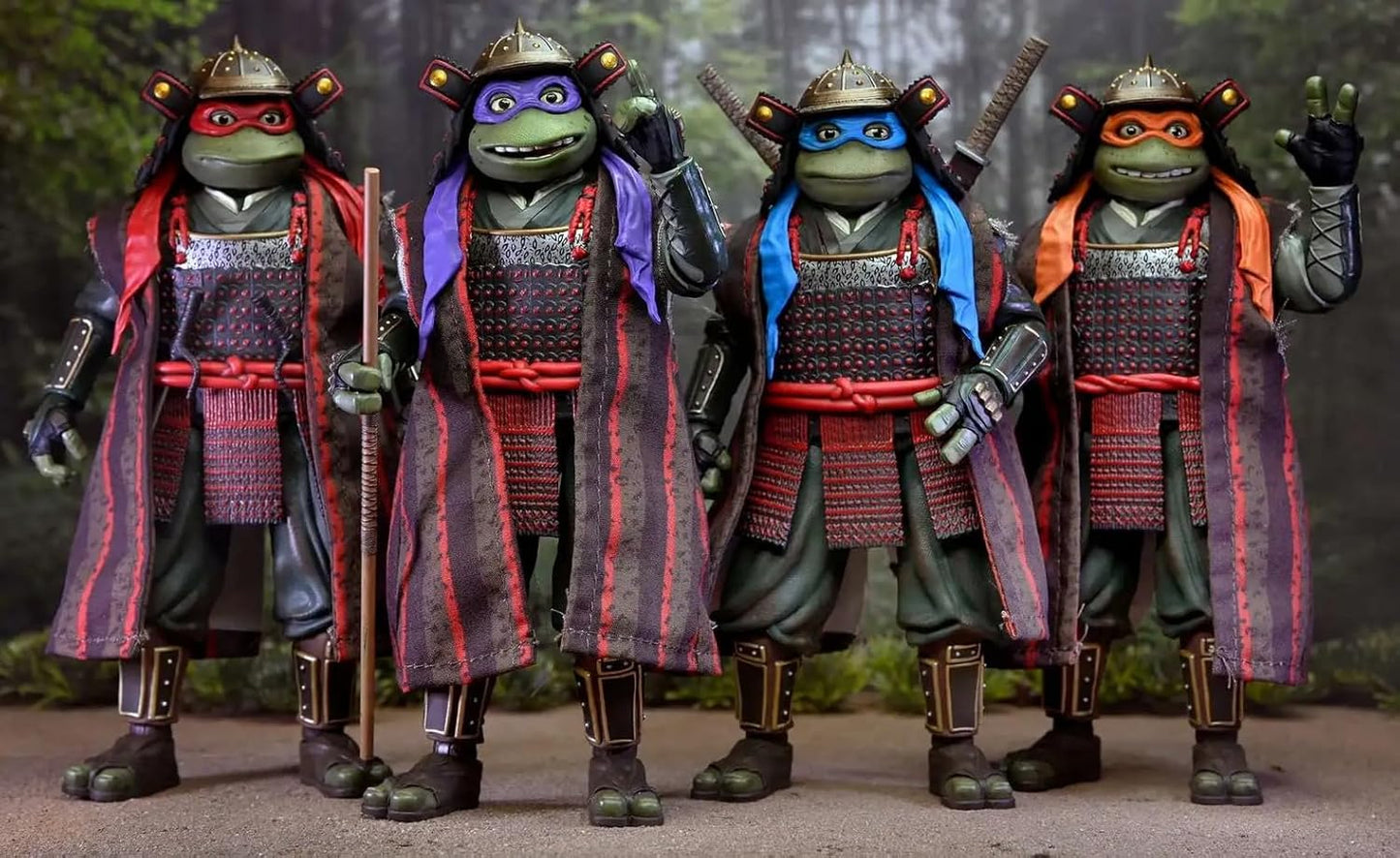 Teenage Mutant Ninja Turtles 3 Samurai Figure Set (7 in) (2023 SDCC Exclusive)