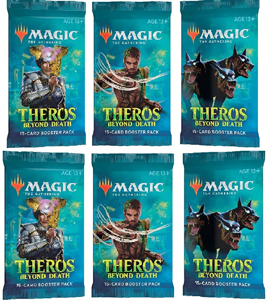 MTG 6 (Six) Booster Packs of Magic: The Gathering: Theros Beyond Death (6 Pack Booster Pack Lot Bundle)