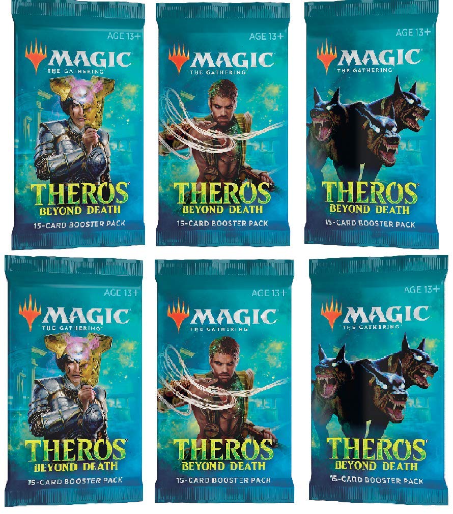 MTG 6 (Six) Booster Packs of Magic: The Gathering: Theros Beyond Death (6 Pack Booster Pack Lot Bundle)