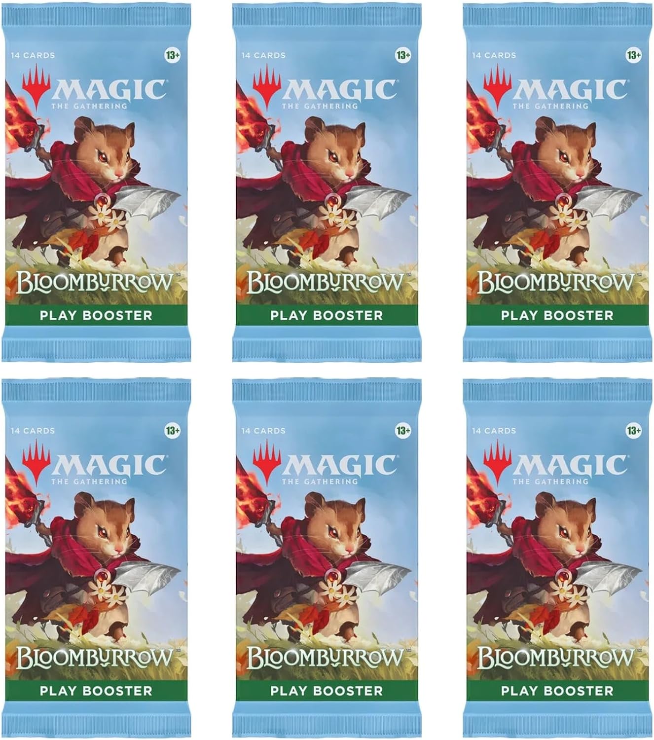 6 Packs MTG Play Booster Pack Lot for MTG Bloomburrow