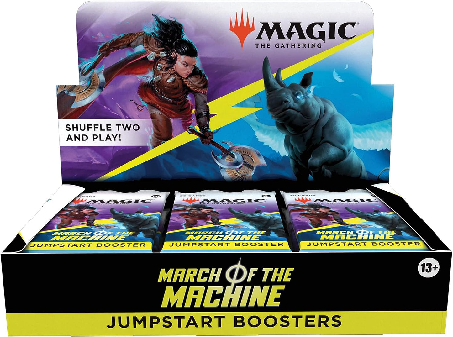 Magic: The Gathering March of the Machine Jumpstart Booster Box | 18 Packs (360 Magic Cards)