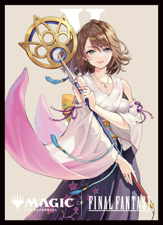 Ensky Magic: The Gathering - Final Fantasy Players 80ct Card Sleeves Character Borderless Edition - Arch Summoner Yuna (MFS-12)