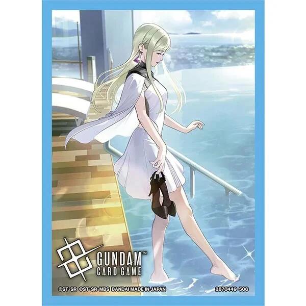 Bandai Gundam Card Game Official Card Sleeves 02 – Goddess of Fortune Gigi Andalucia – 70 Sleeves
