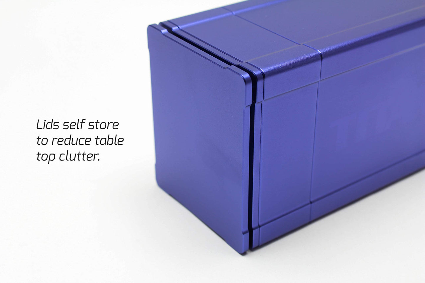 Purple Satin Titan Solid Box Gods Premium High Strength Deck Box Case Protector