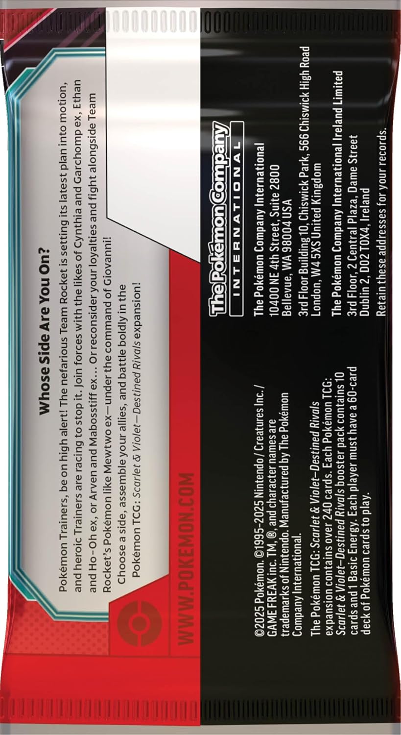 Pokemon TCG: Scarlet & Violet - Destined Rivals Booster Display Box - 36 Packs - Presale Ships 05/30/2025