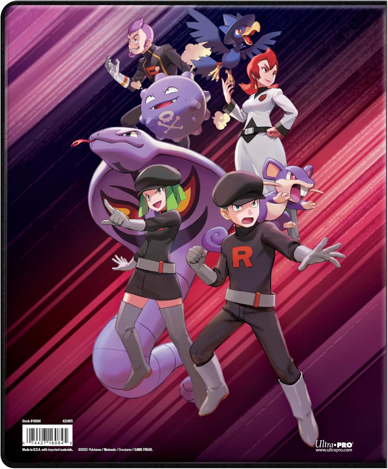 Ultra PRO - Scarlet & Violet: Destined Rivals 9-Pocket Portfolio for Pokémon | Trading Card and Pokémon Card Binder Album that Protects Up to 126 Single-Loaded Cards | 252 double-loaded cards
