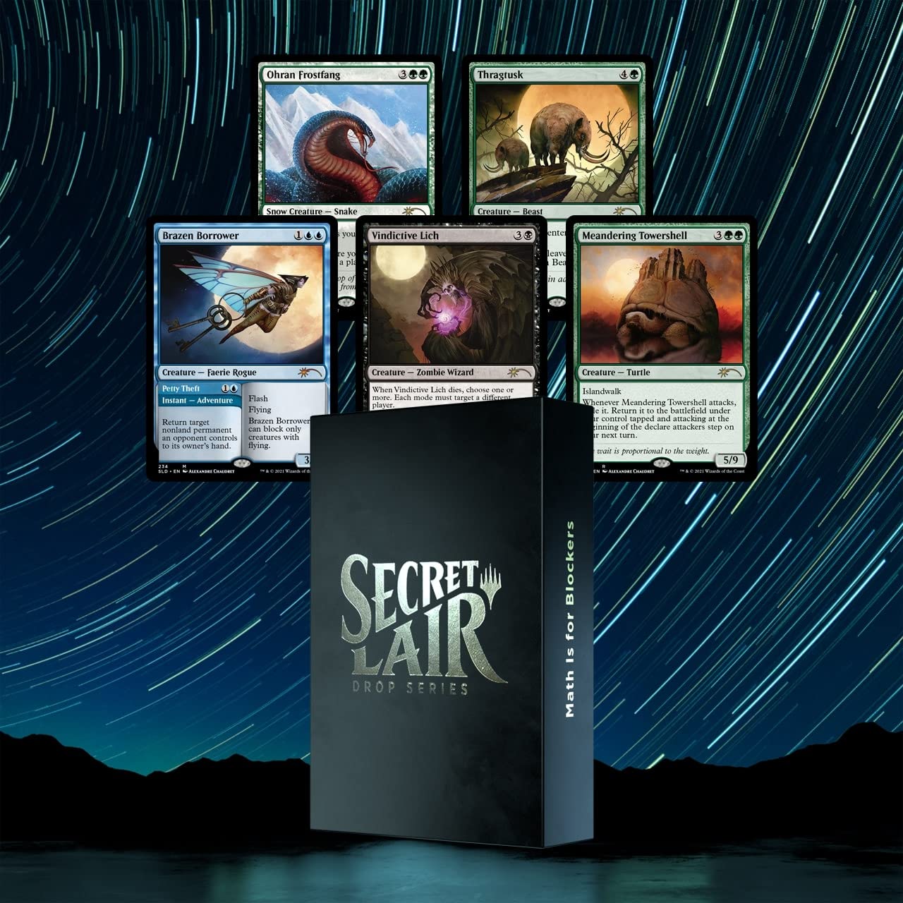 Magic TCG Magic: The Gathering Secret Lair: MTG Math is for Blockers