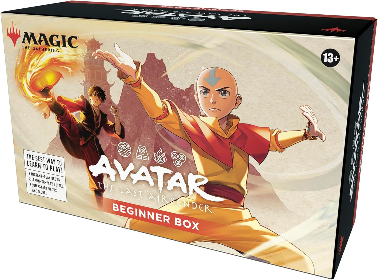 Magic: The Gathering Avatar: The Last Airbender Beginner Box - 2-Player Card Game (Includes 2 Tutorial Decks, 8 Themed Decks, 2 Playmats, 2 Spindowns, and More) - Presale Ships 11/21/2025