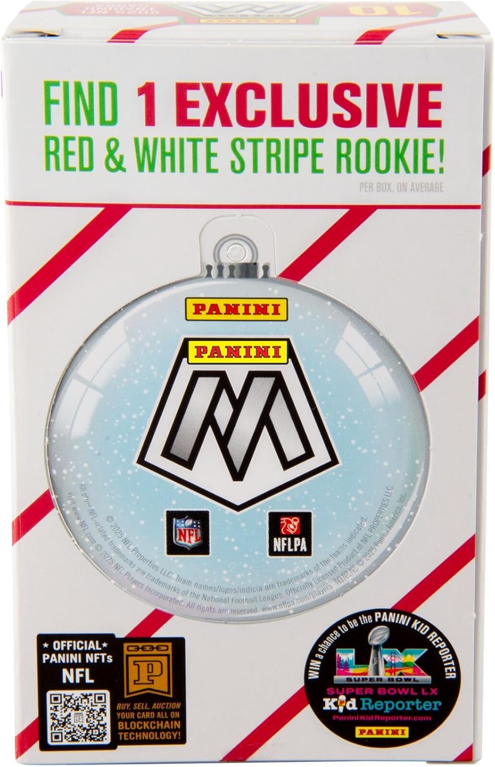 2025 Panini Mosaic NFL Football Ornament Box