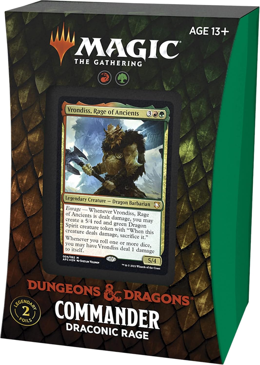 Magic: The Gathering Adventures in the Forgotten Realms Commander Deck – Draconic Rage (Red-Green)
…