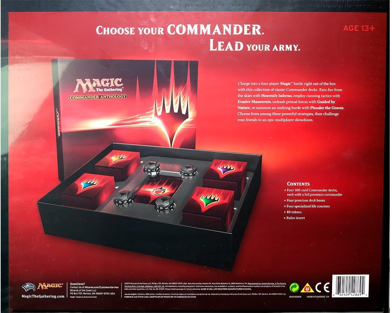 Magic the Gathering Commander Anthology MTG 2017 - All Decks