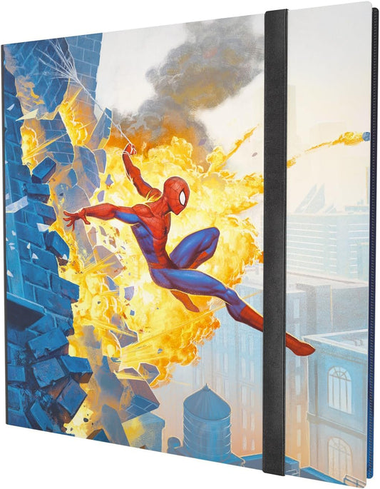 Gamegenic Magic: The Gathering Marvel's Spider-Man 24-POCKET ALBUM - Official Card Binder Featuring Spider-Man & Green Goblin, Holds 480 Sleeved Cards, Side-Loading Pages & Elastic Strap