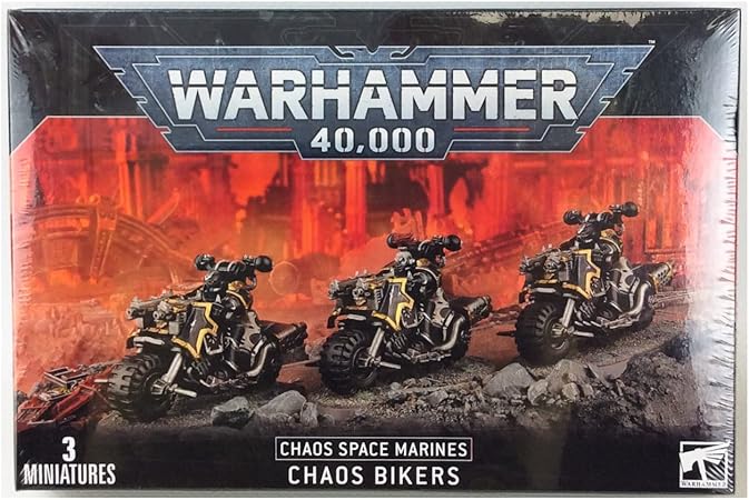 Games Workshop - Warhammer 40K - Chaos Space Marines - Chaos Bikers