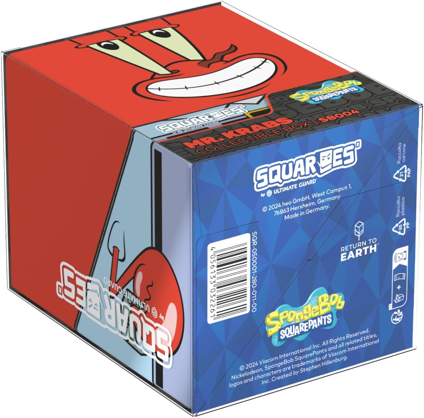 Ultimate Guard Squaroes - Boulder 100+ - Spongebob Squarepants - SB004 - Mr. Krabs