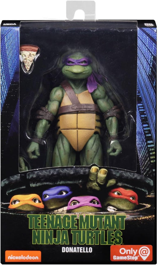 NECA TMNT Donatello Collectible Action Figure - Acrylic Ninja Movie Theme Toy