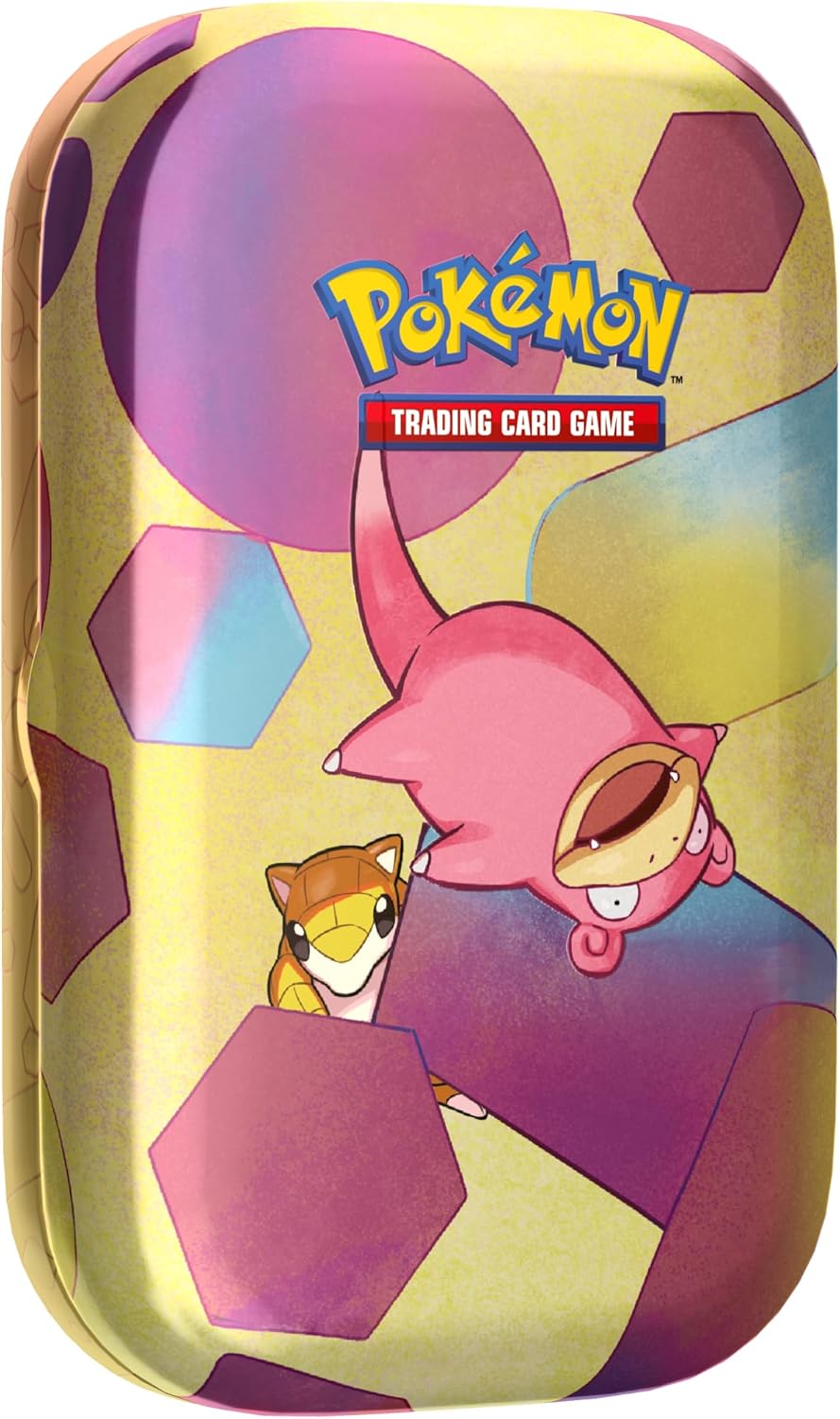 Pokemon TCG: Scarlet & Violet—151 Mini Tin – Slowpoke (2 Booster Packs, 1 Coin & 1 Art Card)