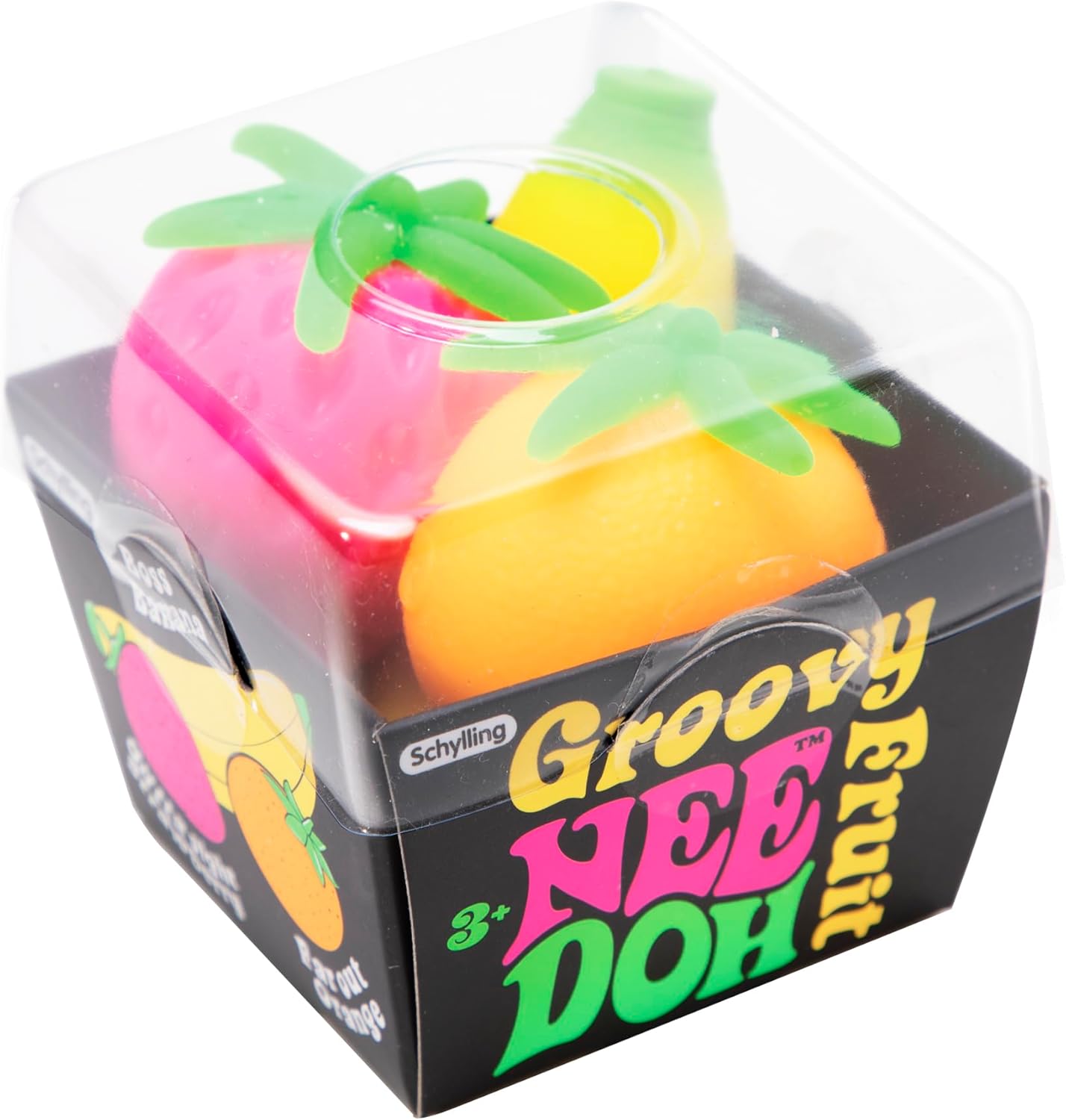 Schylling NeeDoh Groovy Fruit - Novelty Toy