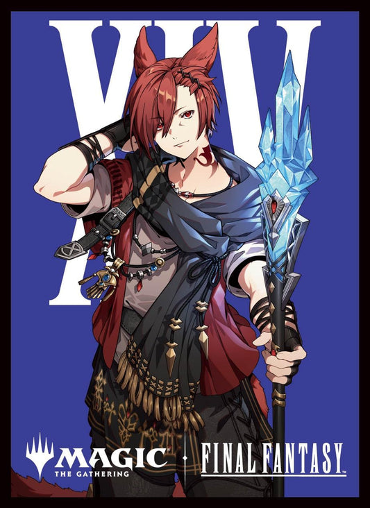 Ensky Magic: The Gathering - Final Fantasy Players 80ct Card Sleeves Character Borderless Edition - G'raha T'ia, Time Traveler (MFS-15)