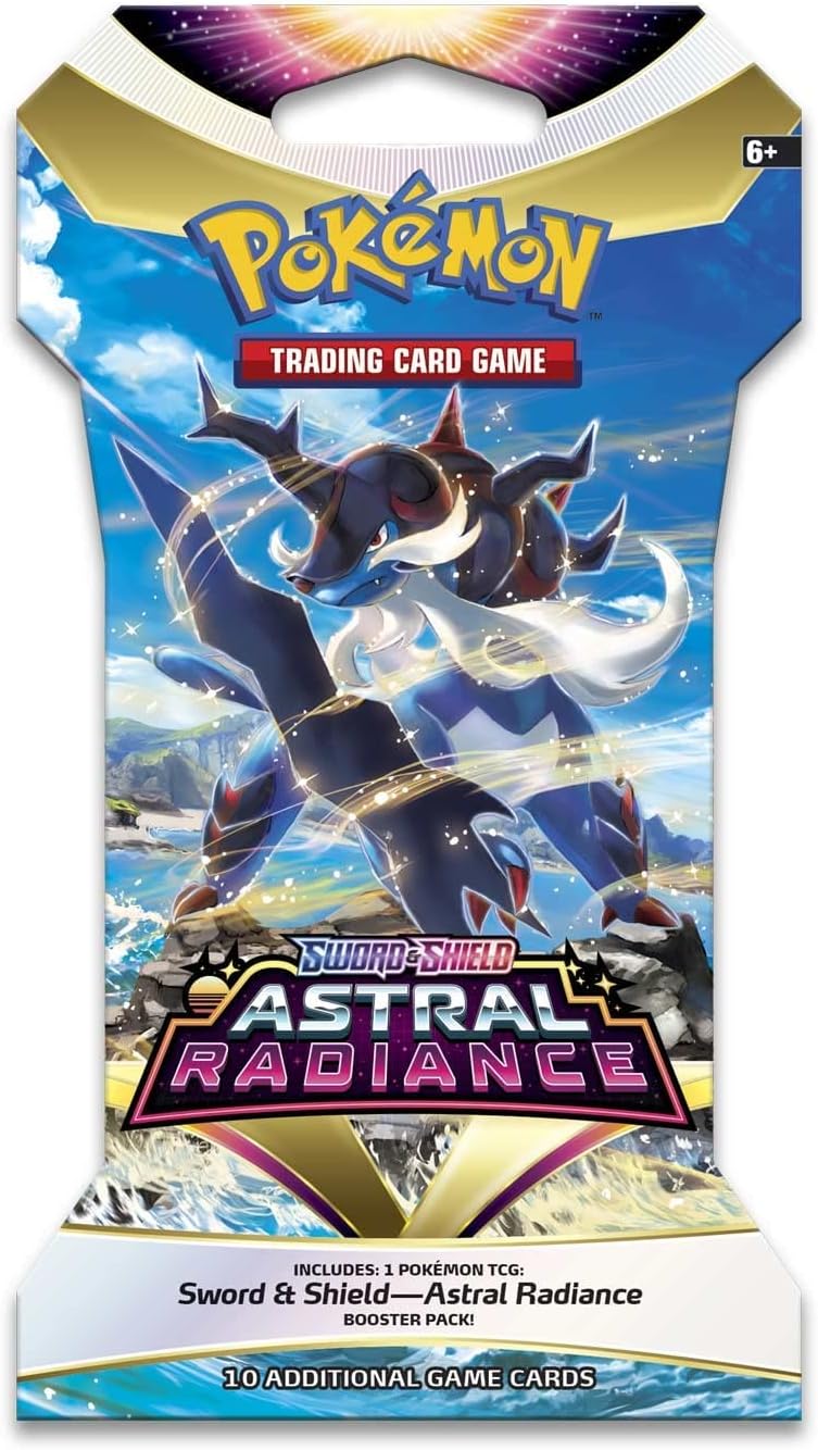 Pokemon Sword and Shield Astral Radiance Boosters - 8 Sleeved Packs!