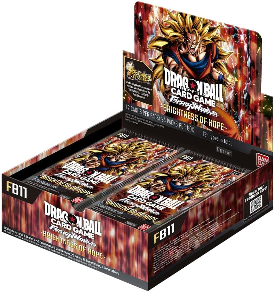 Dragon Ball Super Card Game Fusion World Brightness of Hope FB-11 Booster Box - 24 Packs