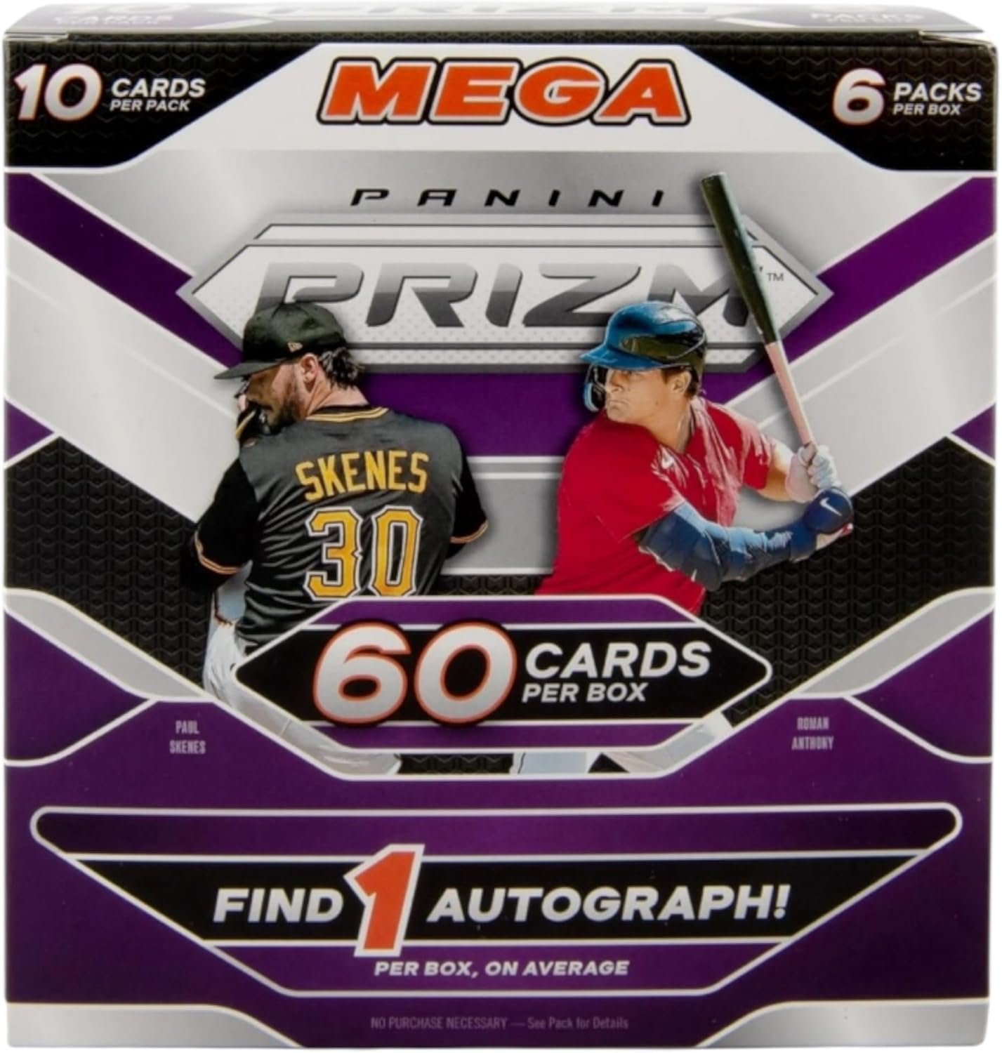 Panini 2025 Prizm Baseball Mega Box (Pink Ice Prizms)