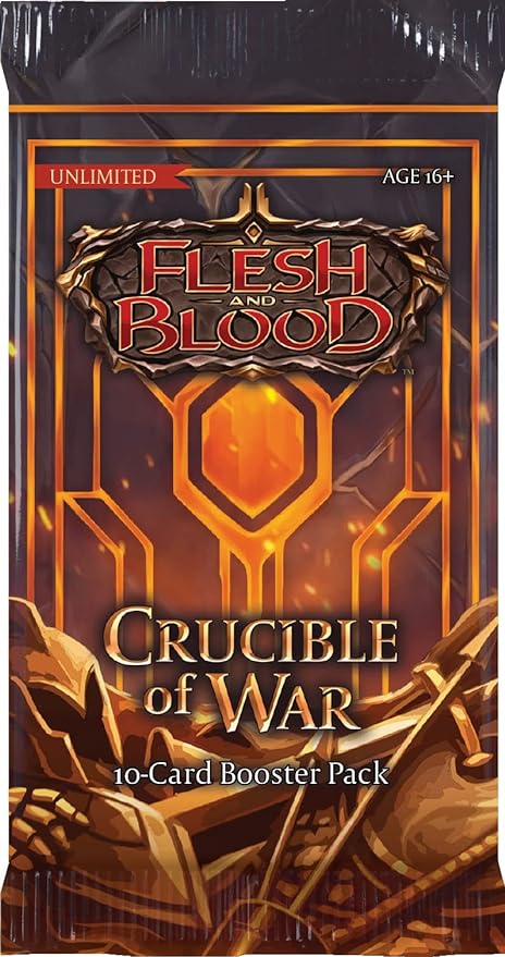 Flesh & Blood TCG: Crucible of War Unlimited Ed - Booster PacK