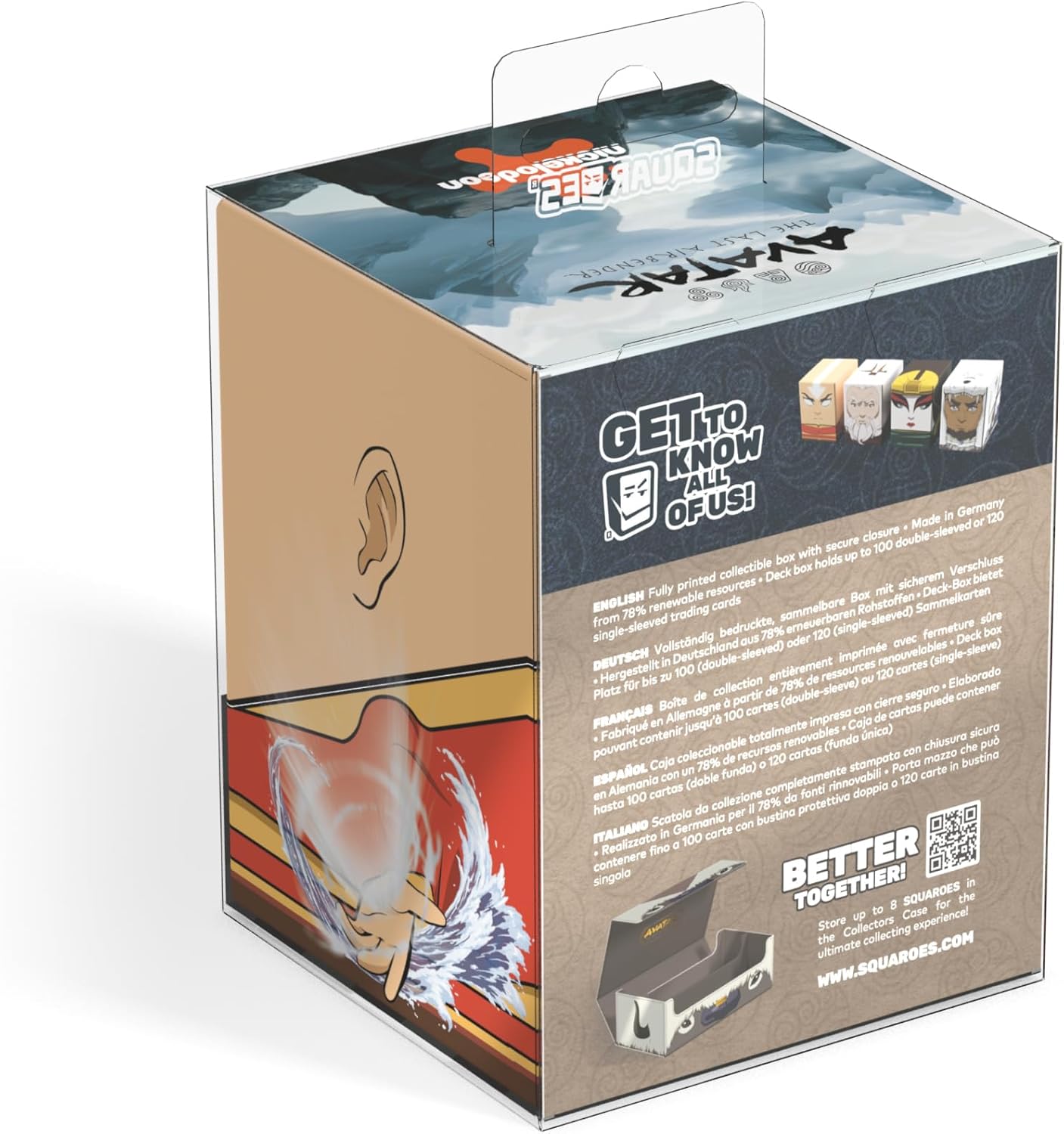 Ultimate Guard - Squaroes - Boulder 100+ - Avatar: The Last Airbender Wave 2 - AV010 - Avatar Aang