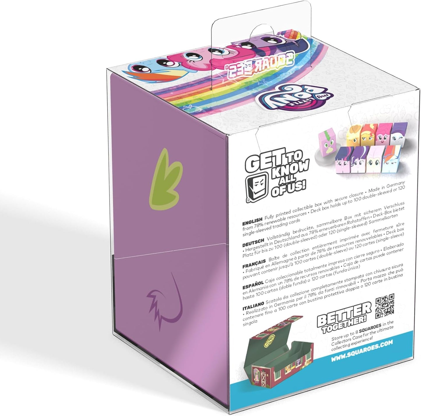 Ultimate Guard - Squaroes - Boulder 100+ - My Little Pony: Friendship is Magic - MLP009 - Spike (Chase Figure)